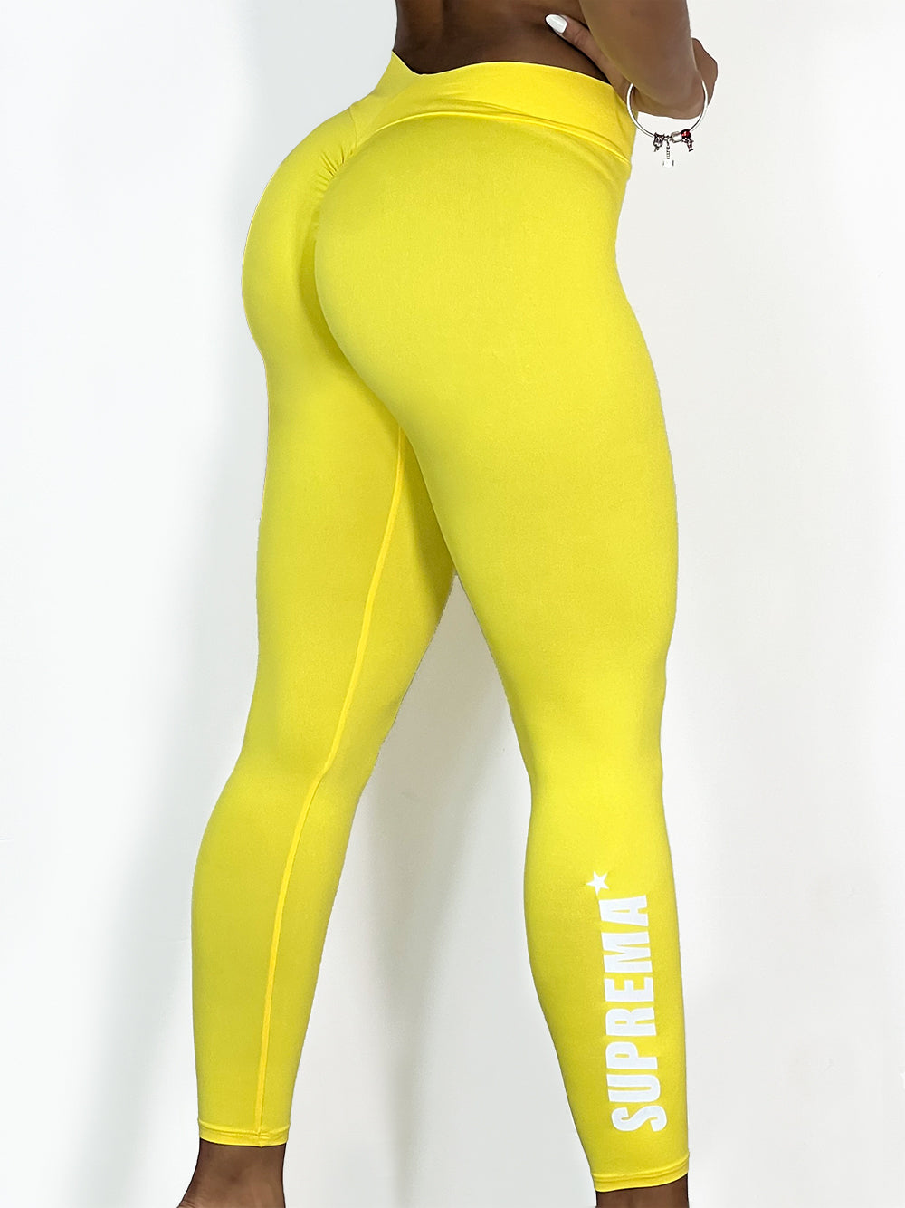 Calça empina amarela | Girassol | Suprema