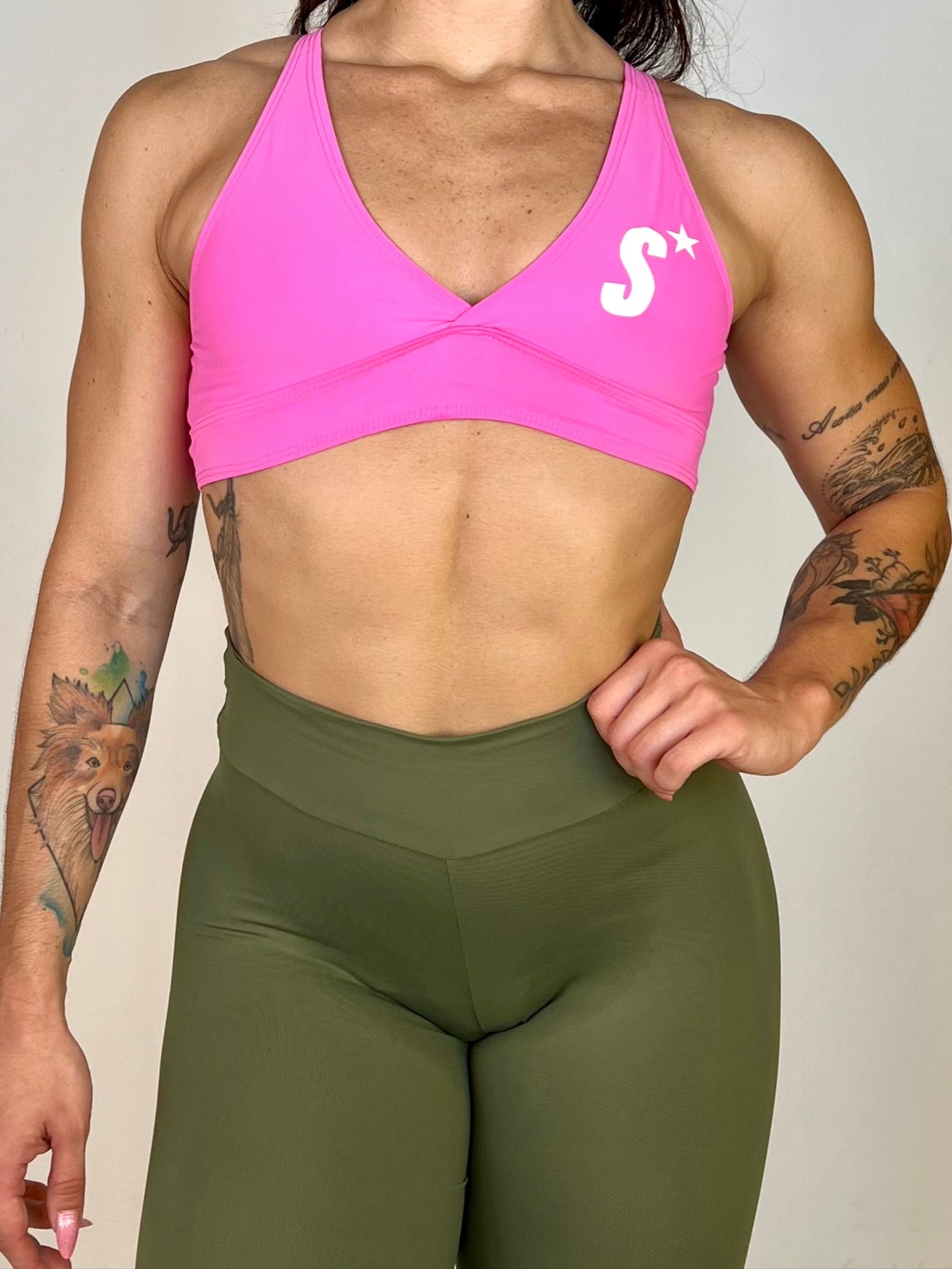 Top cruzado rosa | Supremadrop