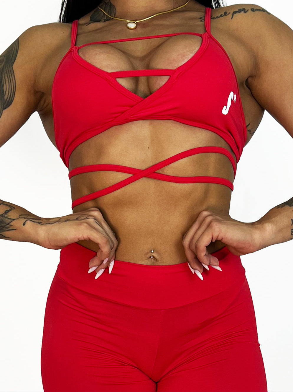 Top trançado vermelho | Supremadrop