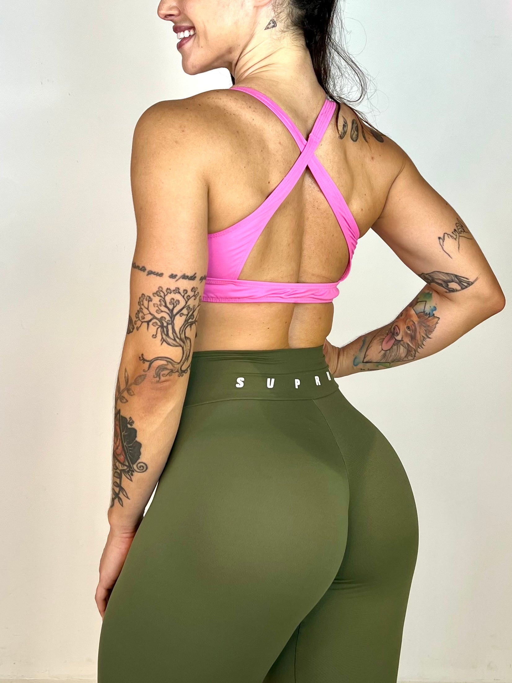 Top cruzado rosa | Supremadrop