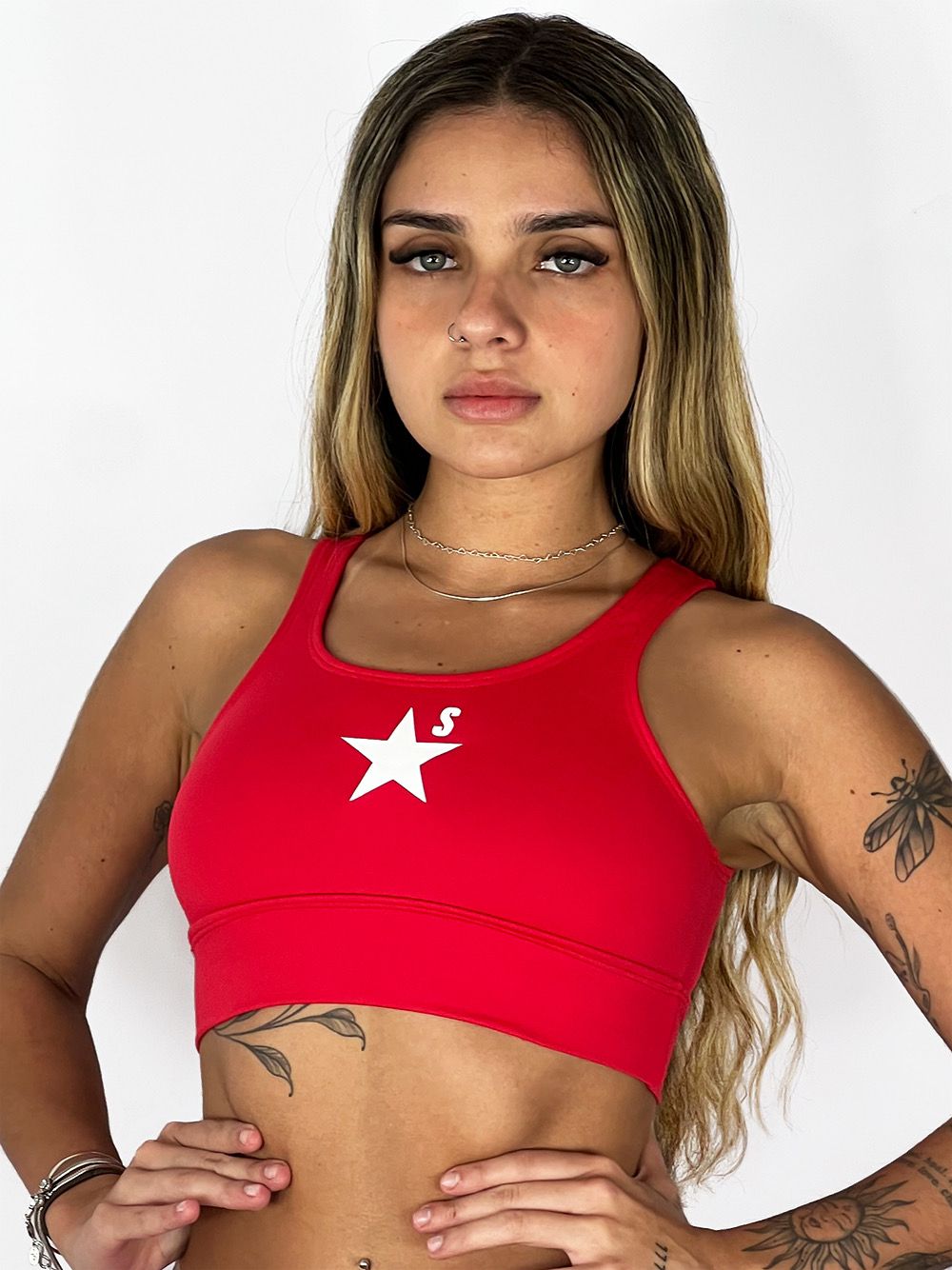 Top clássico vermelho | Estrela