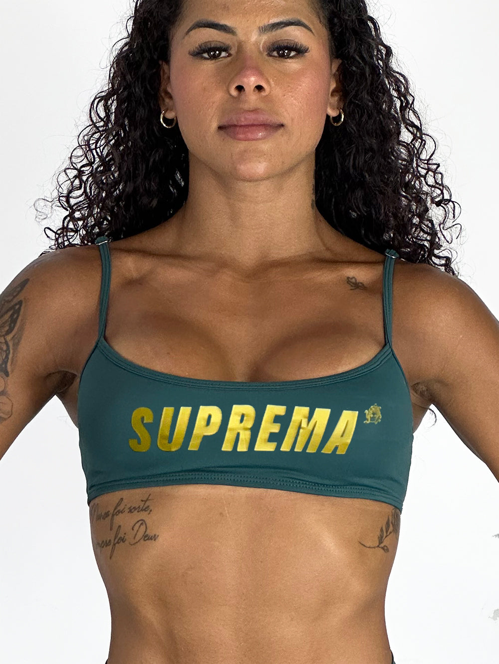 Top alça verde Versace | Suprema