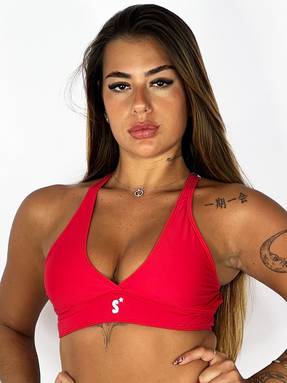 Top cruzado vermelho | Supremadrop