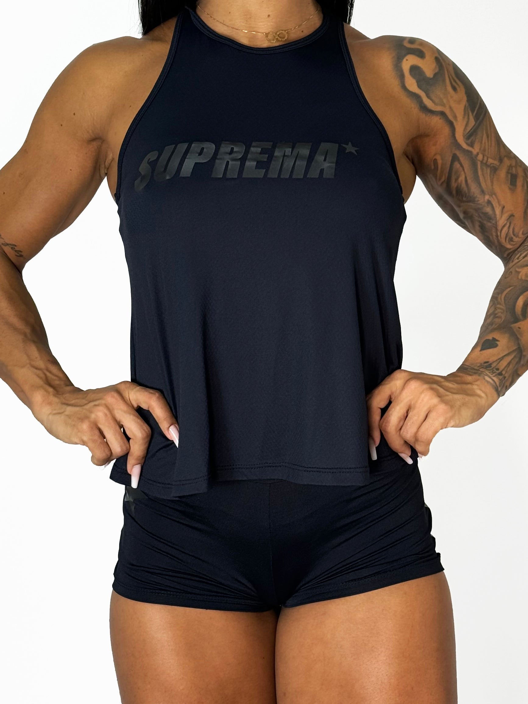 Regata clássica preta | Allblack | Suprema