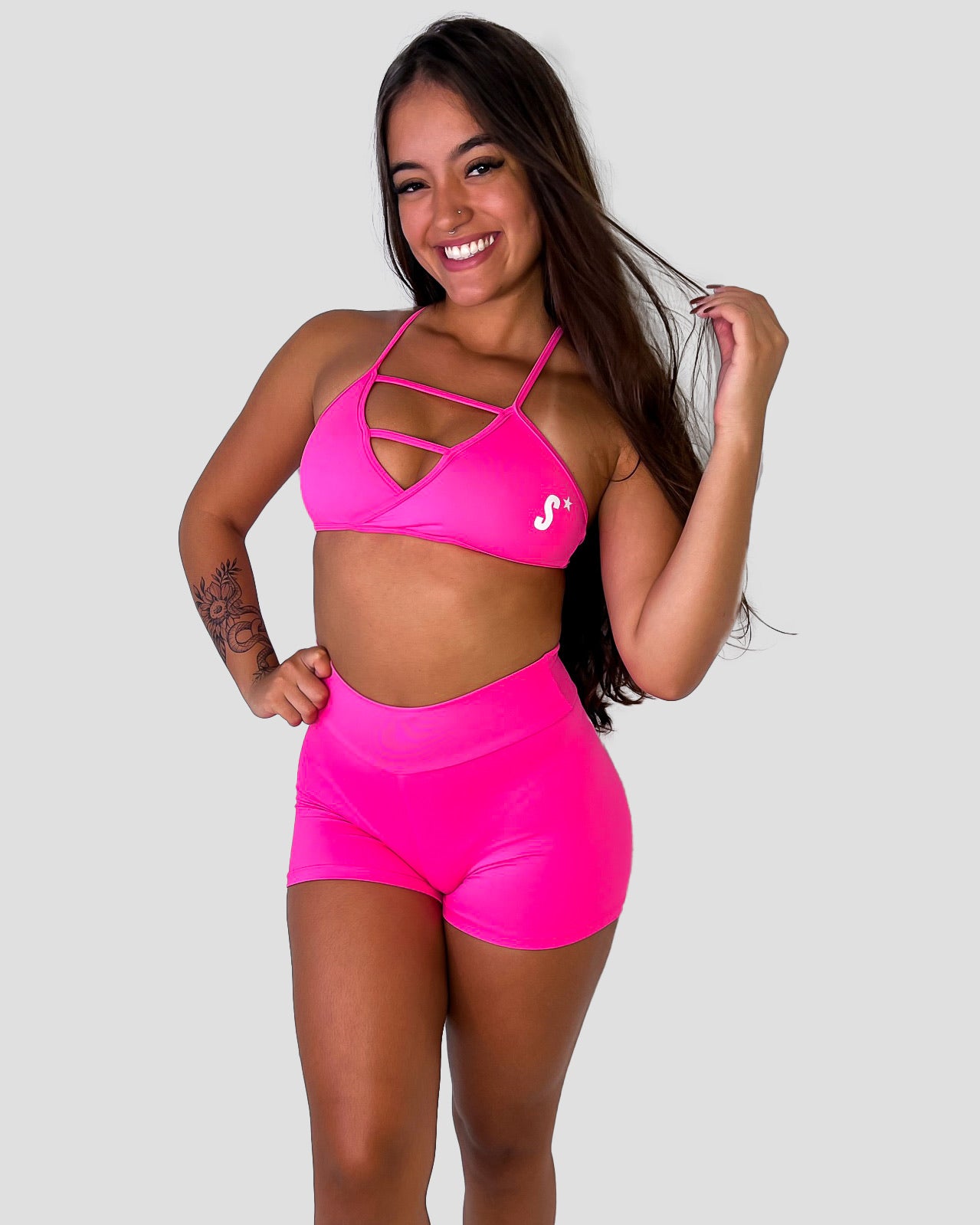 Top trançado rosa chiclete | Supremadrop