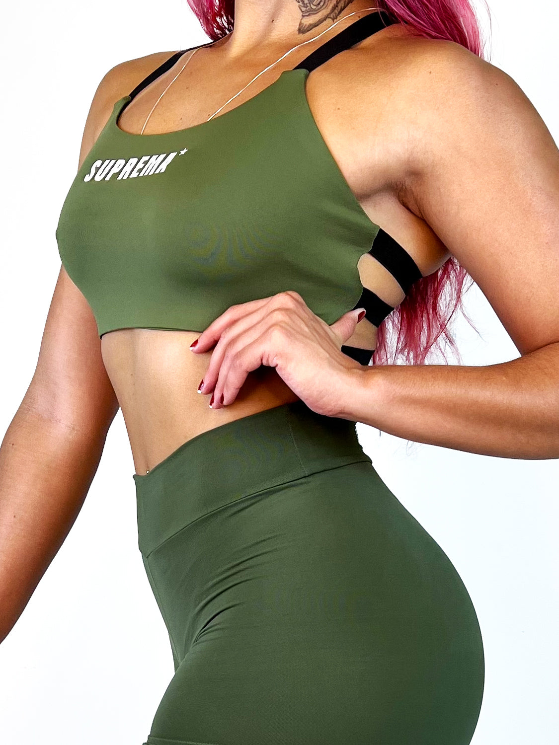 Top gladiador verde militar | Suprema