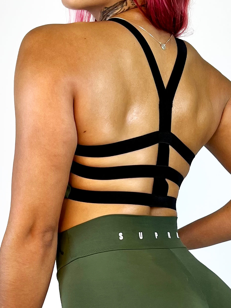 Top gladiador verde militar | Suprema