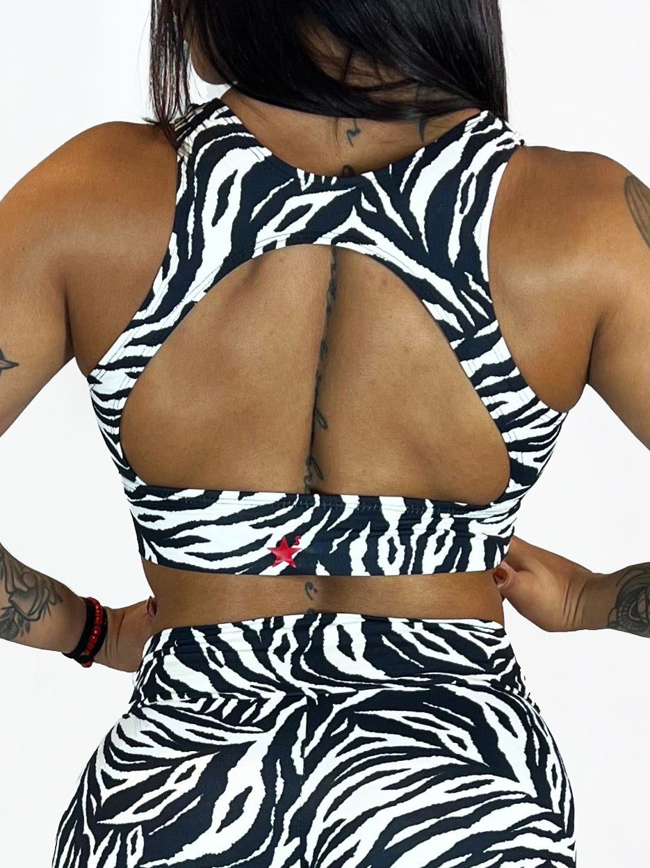 Top clássico zebra rainha | Suprm