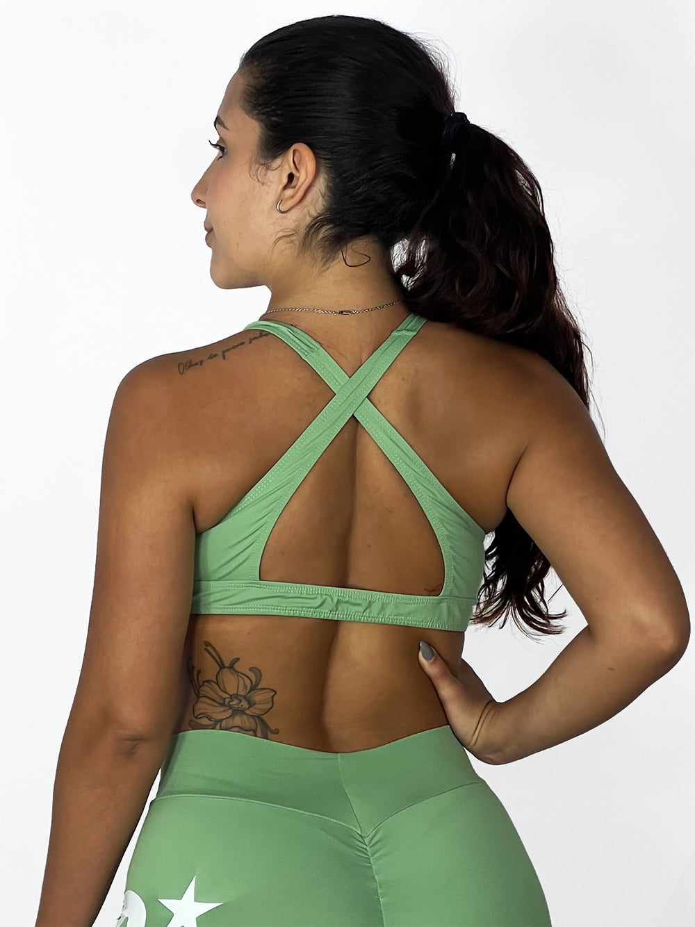 Top cruzado verde menta | Supremadrop
