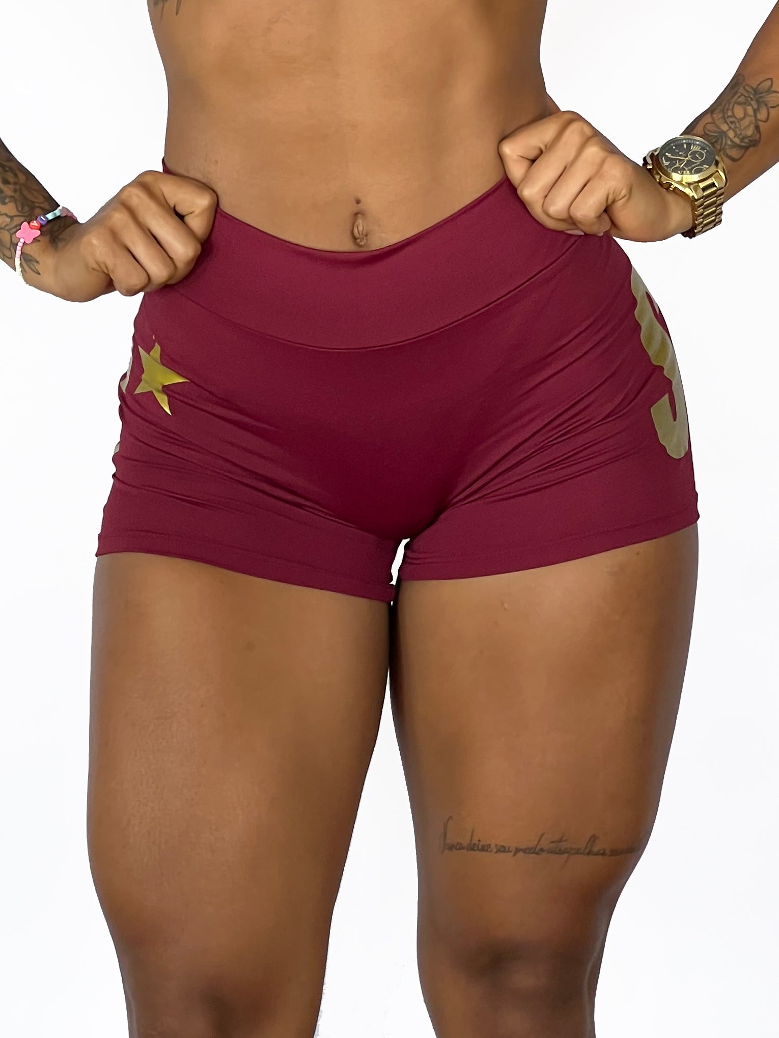Short empina vinho marsala | Supremadrop