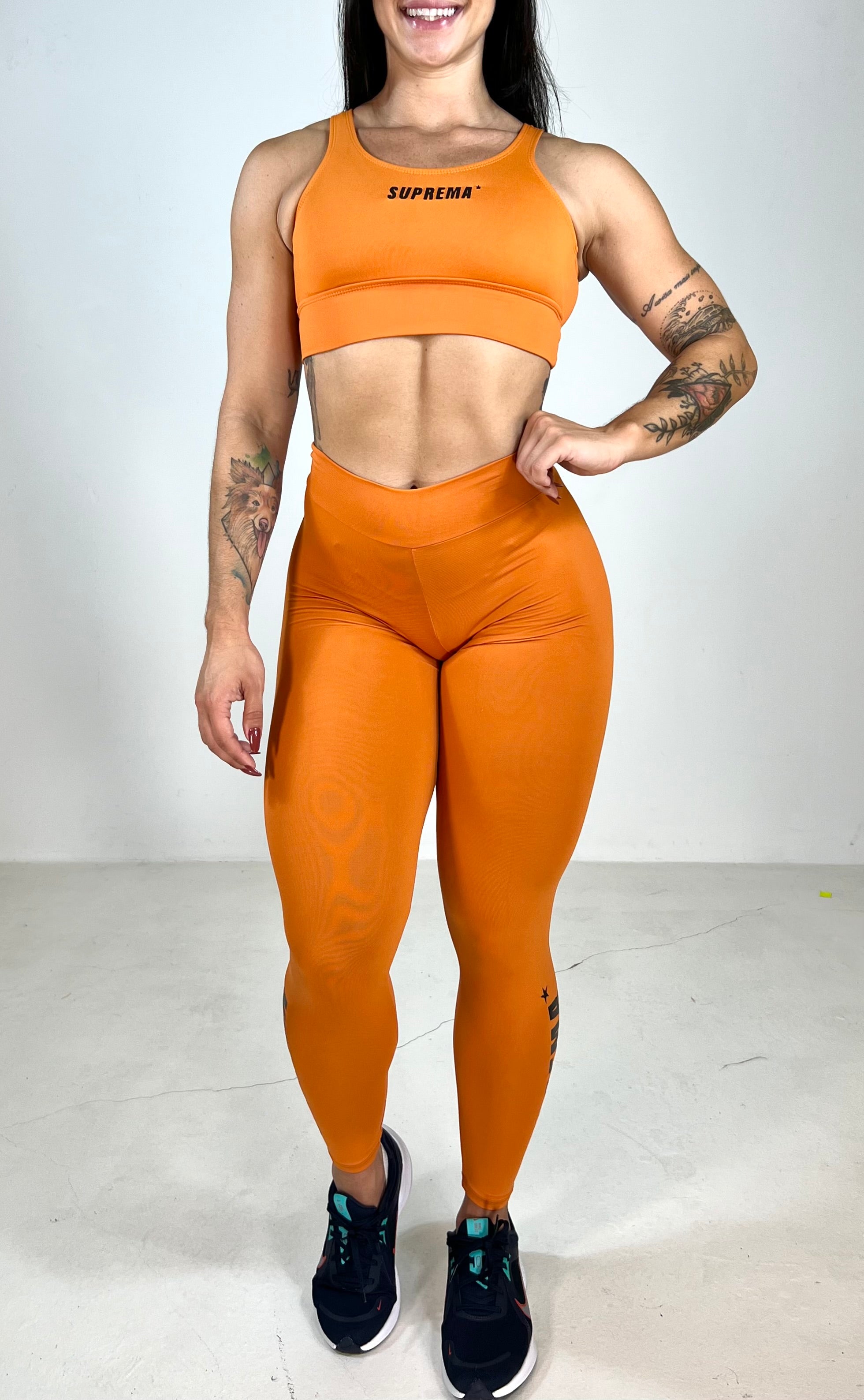 Calça Legging Empina, Suprema Logo