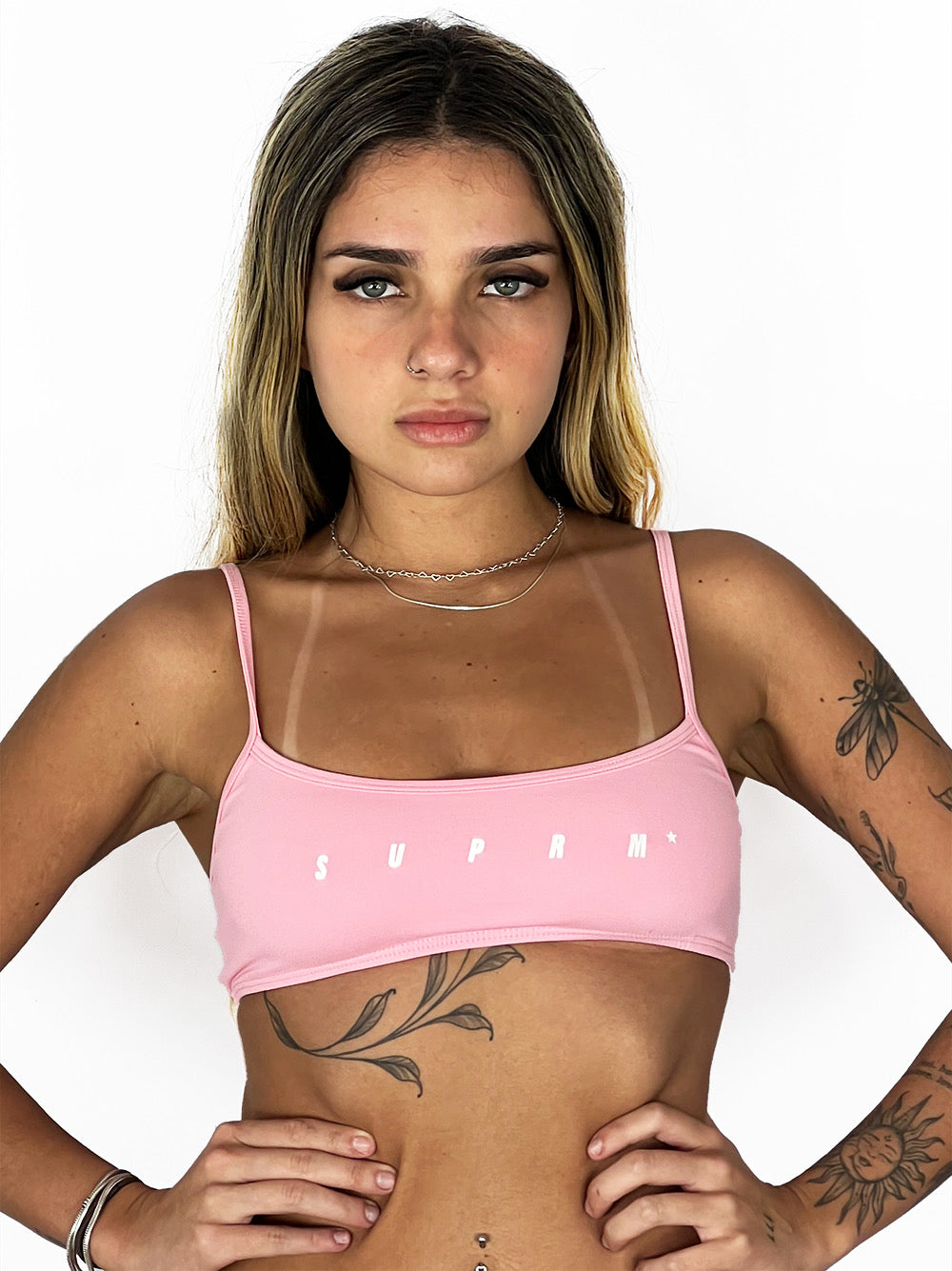 Top alça rosa | Rosa Baby | Suprm