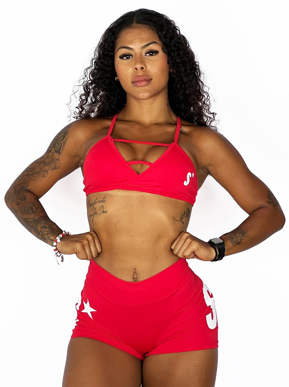 Top trançado vermelho | Suprema