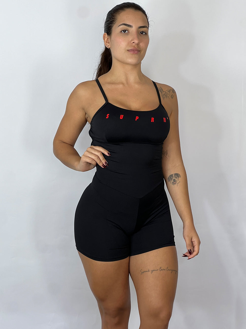Macaquinho gladiador black fire | Edição especial mulheres de preto