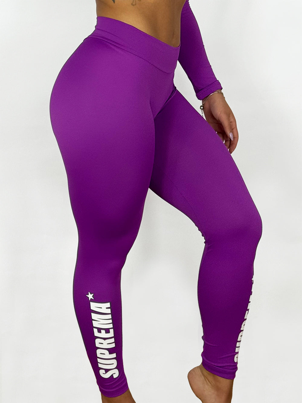 Calça empina roxo violeta | Suprema