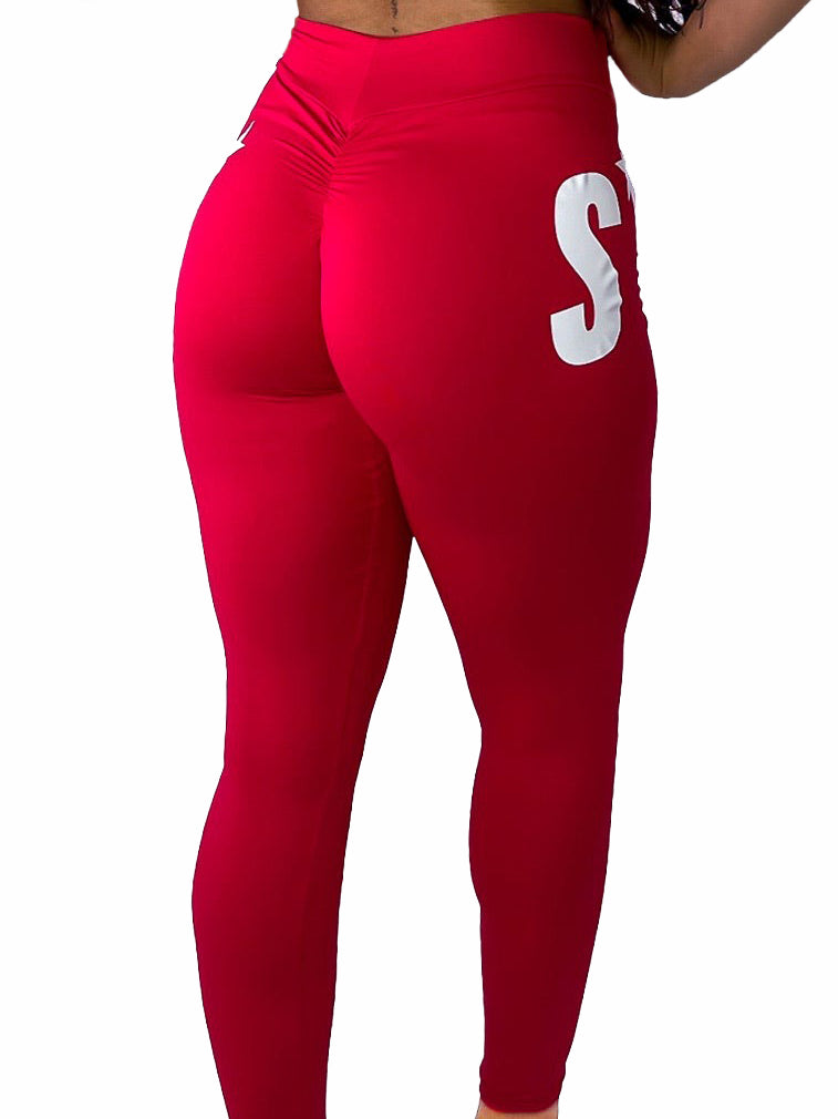 Calça empina | Vermelho | S