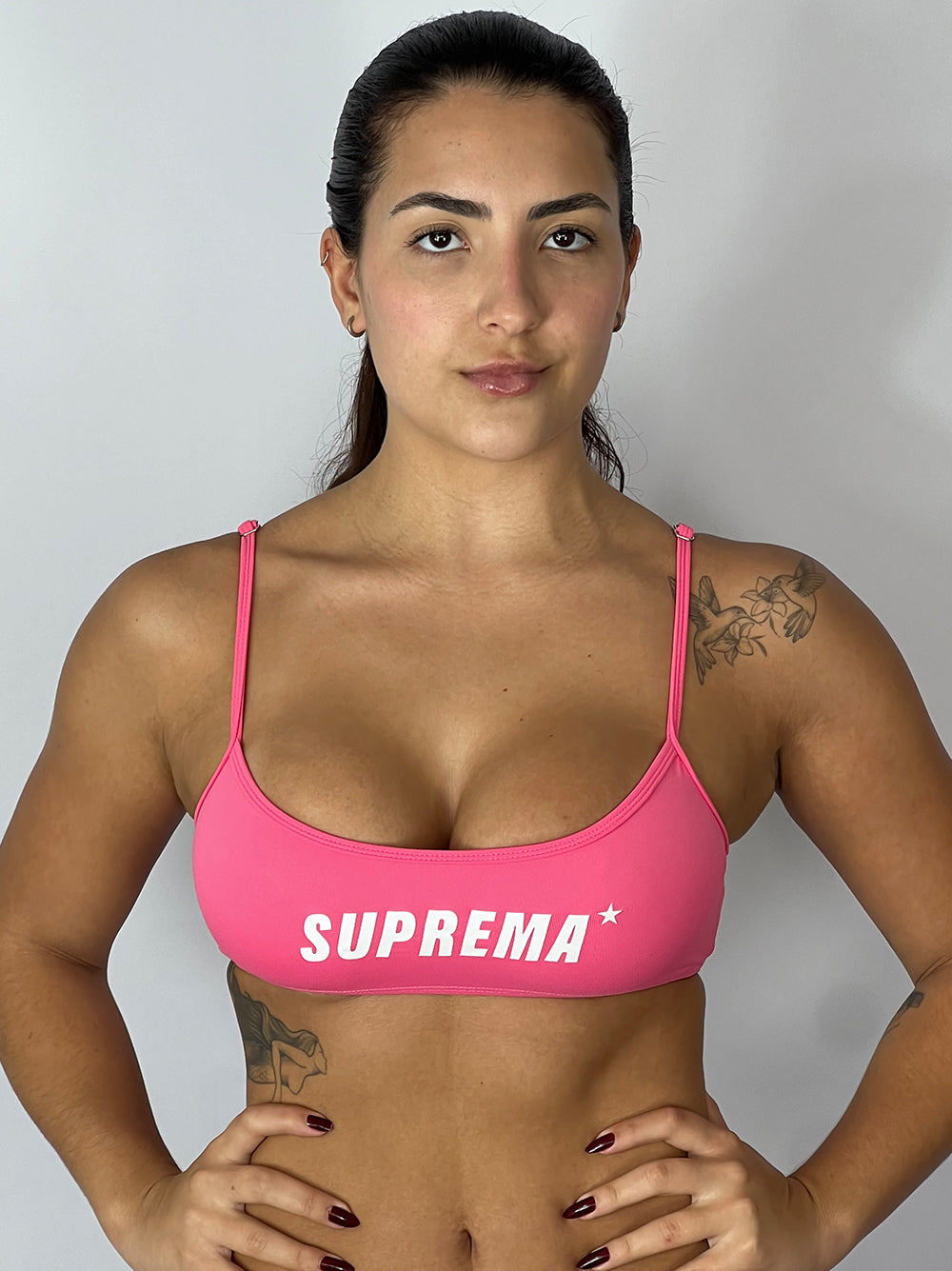 Top alça rosa | Hot pink | Suprema