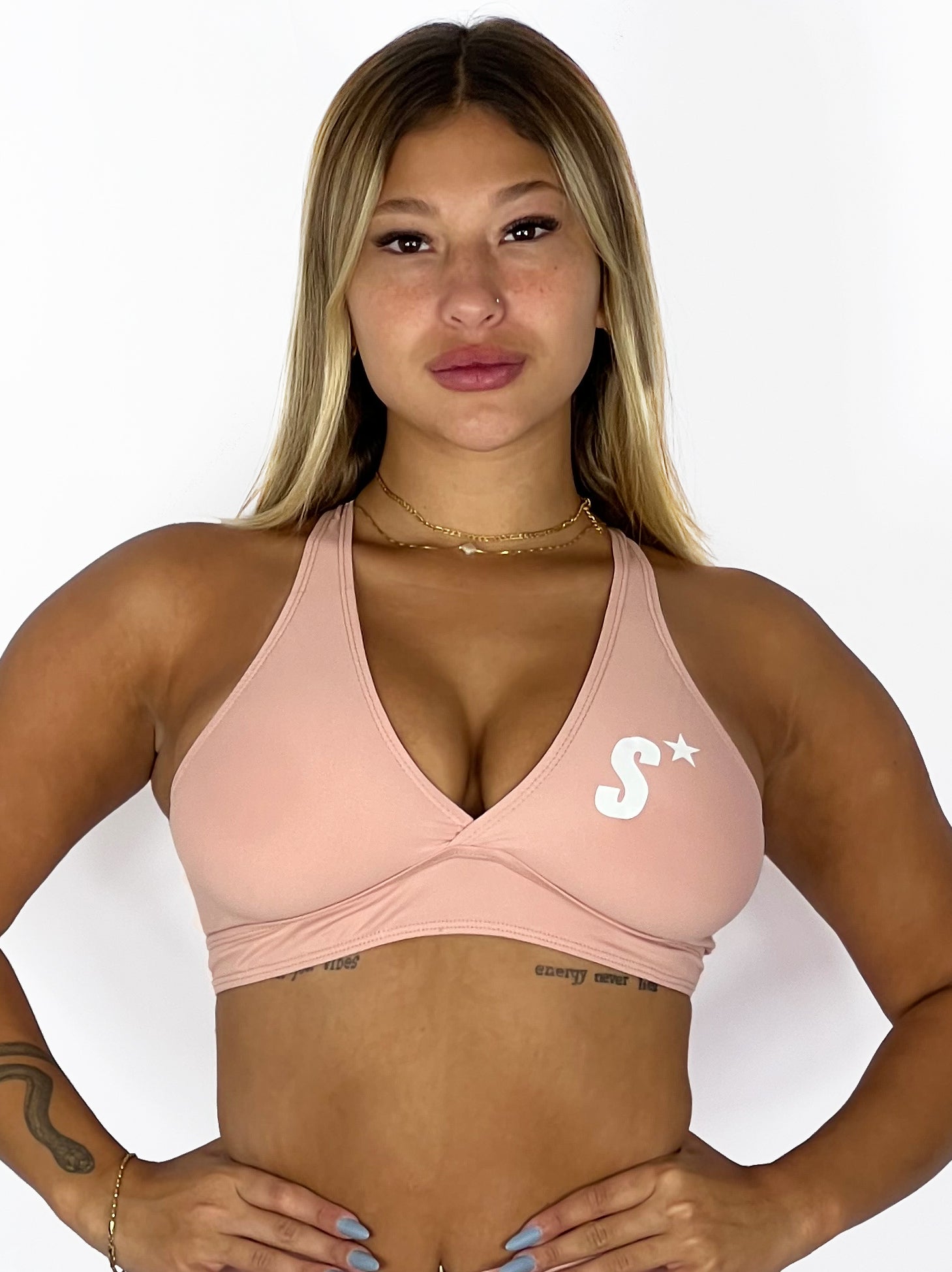 Top cruzado rosa blush | Supremadrop