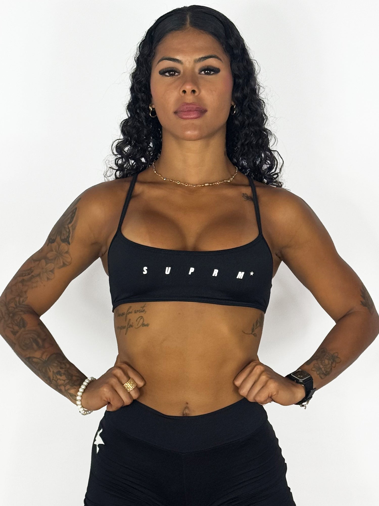 Top alça preto | Suprm