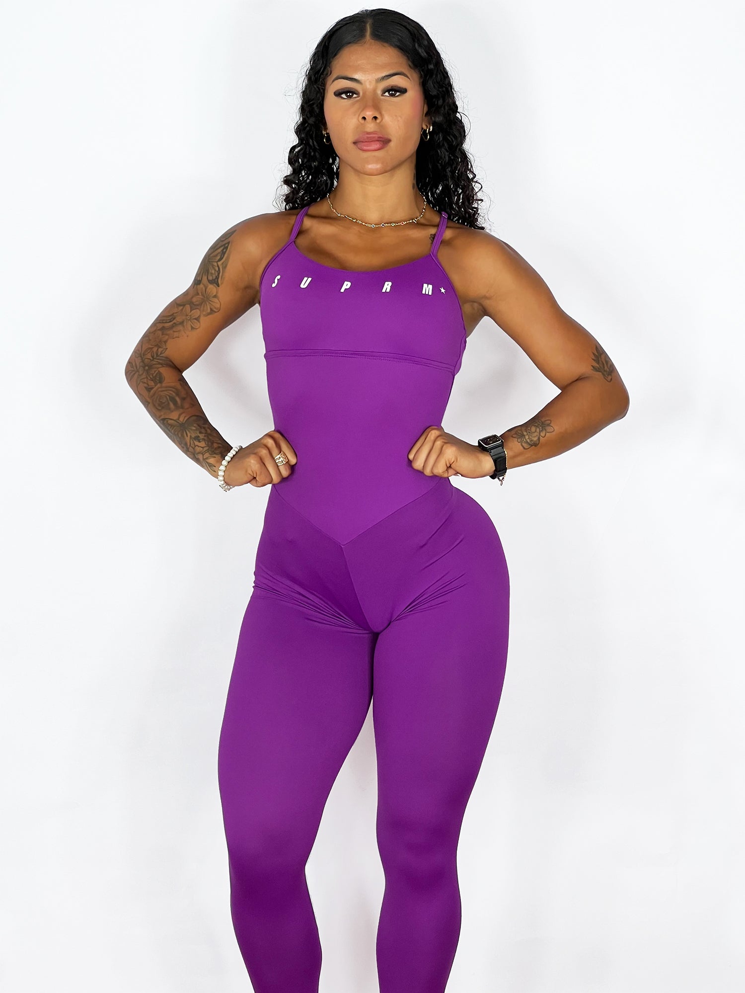 Macacão butterfly roxo violeta | Suprm