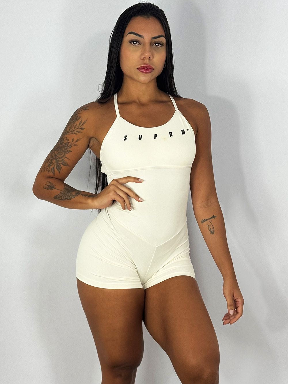 Macaquinho butterfly off white | Suprm
