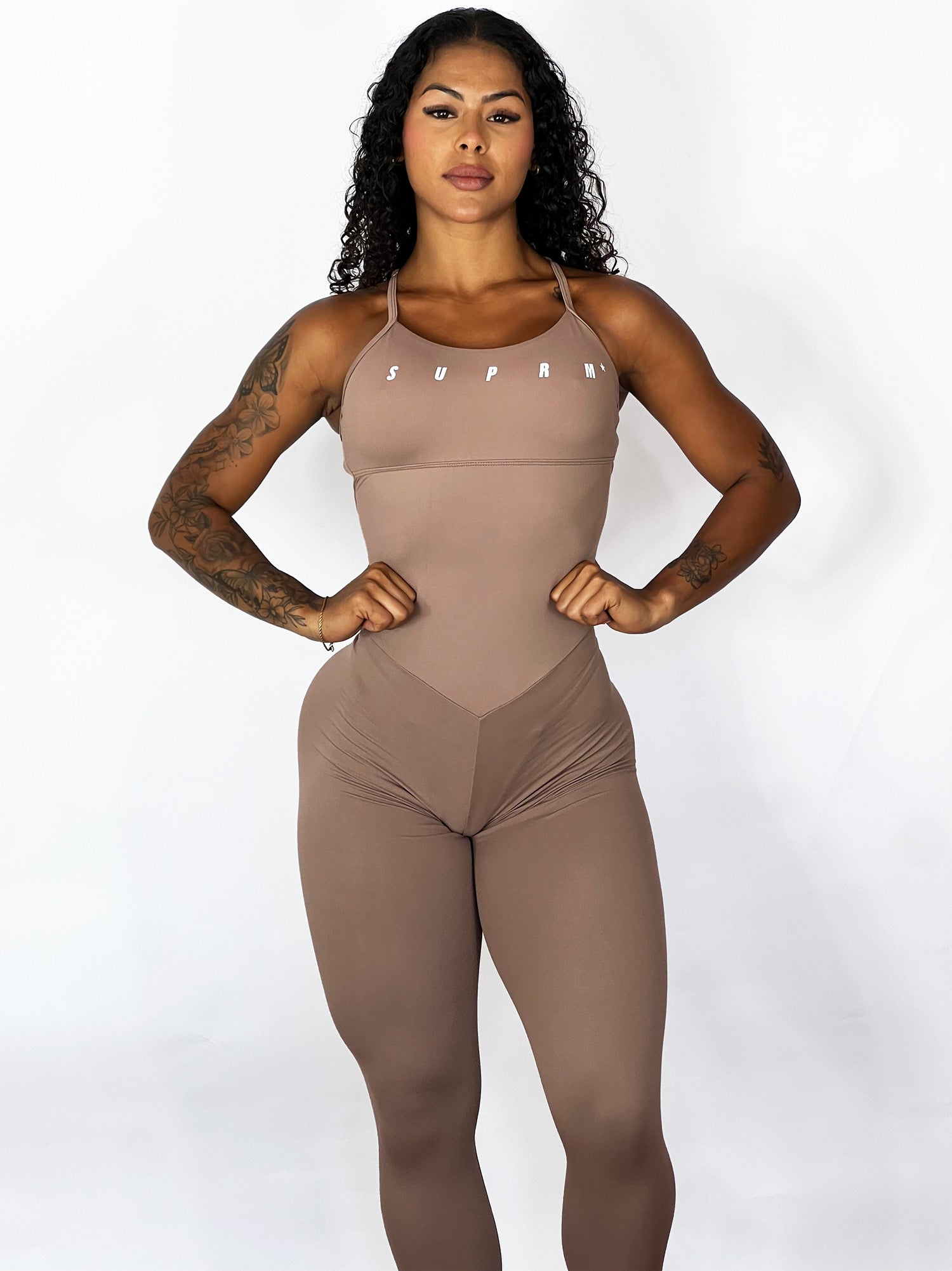 Macacão butterfly avelã | Suprm