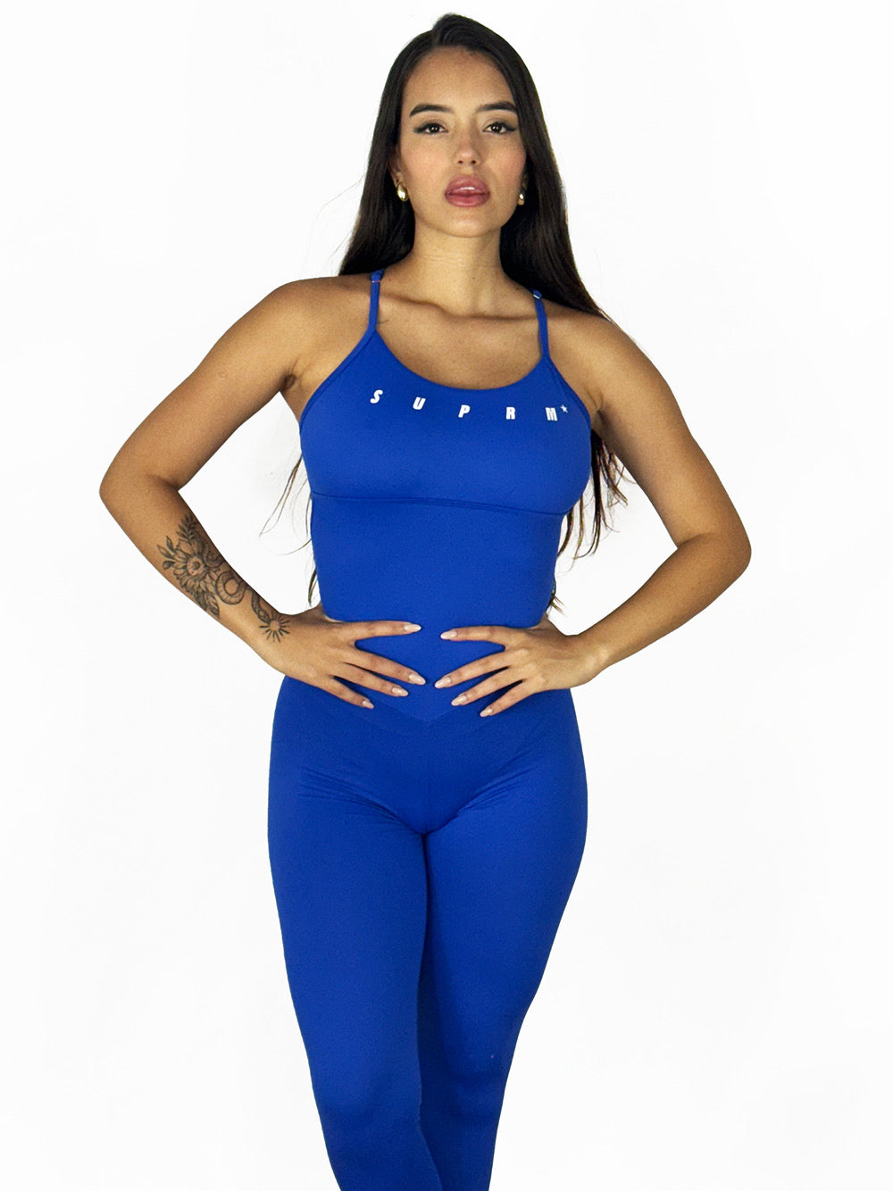 Macacão butterfly azul safira | Suprm