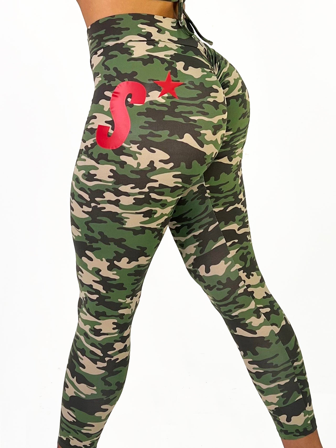 Calça empina | Camuflado americano | S