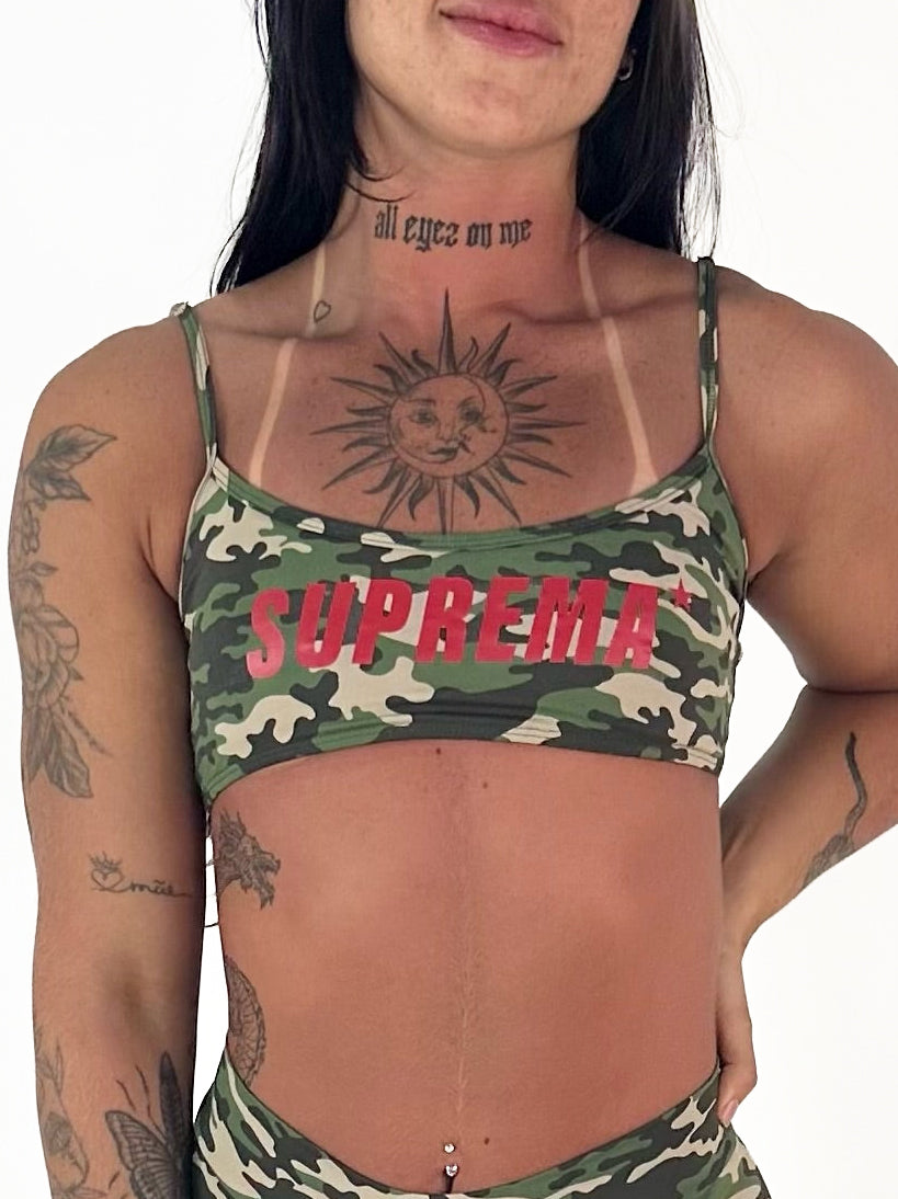 Top alça | Camuflado Americano | Suprema