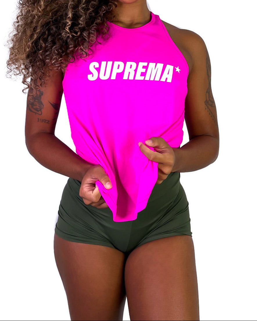 Regata clássica rosa neon | Suprema