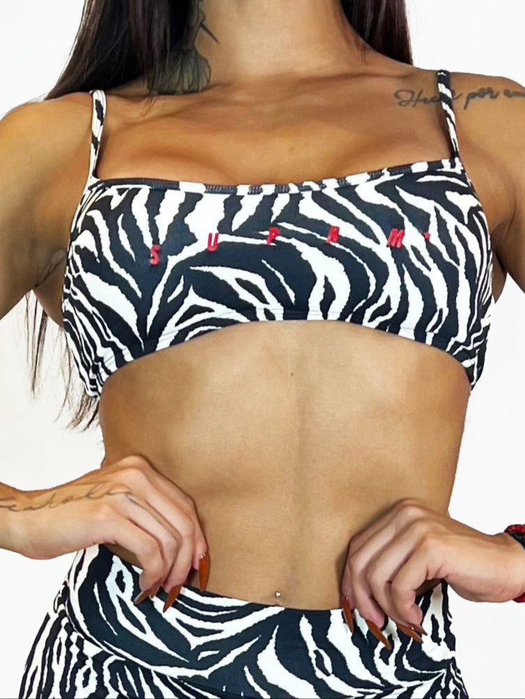 Top alça zebra rainha | Suprm