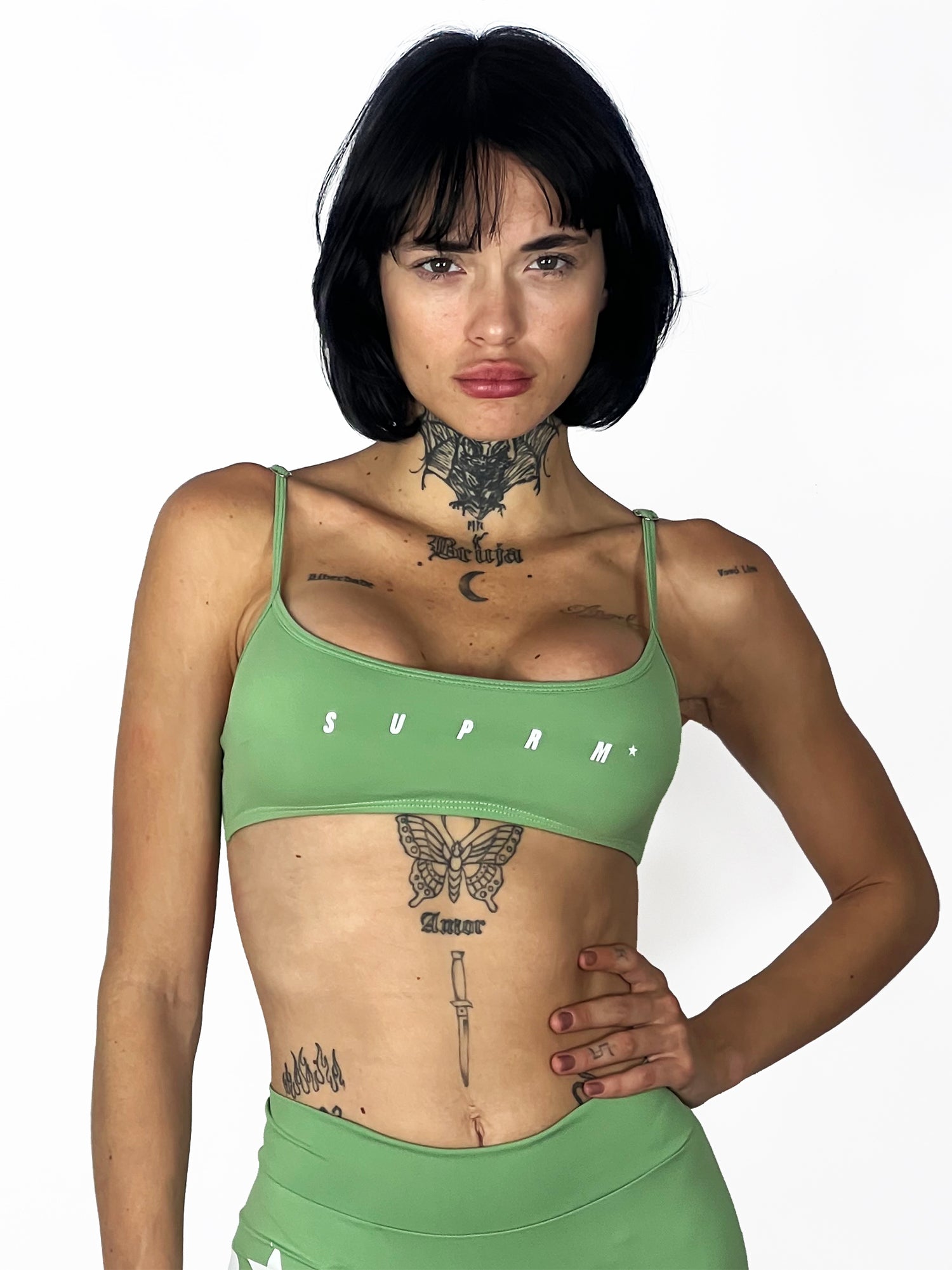 Top alça verde menta | Suprm